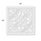 Scroll Tile Embossing 12 x 12 Stencil | FS115 by Designer Stencils | Pattern Stencils | Reusable Stencils for Painting on Wood, Wall, Tile, Canvas, Paper, Fabric, Furniture, Floor | Try Instead of a Wallpaper | Easy to Use & Clean